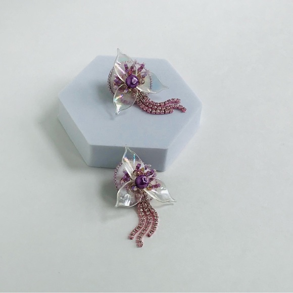 Floral earrings 🌸 - Picture 1 of 10